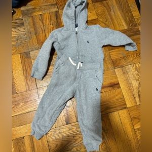 Grey Ralph Lauren Tracksuit